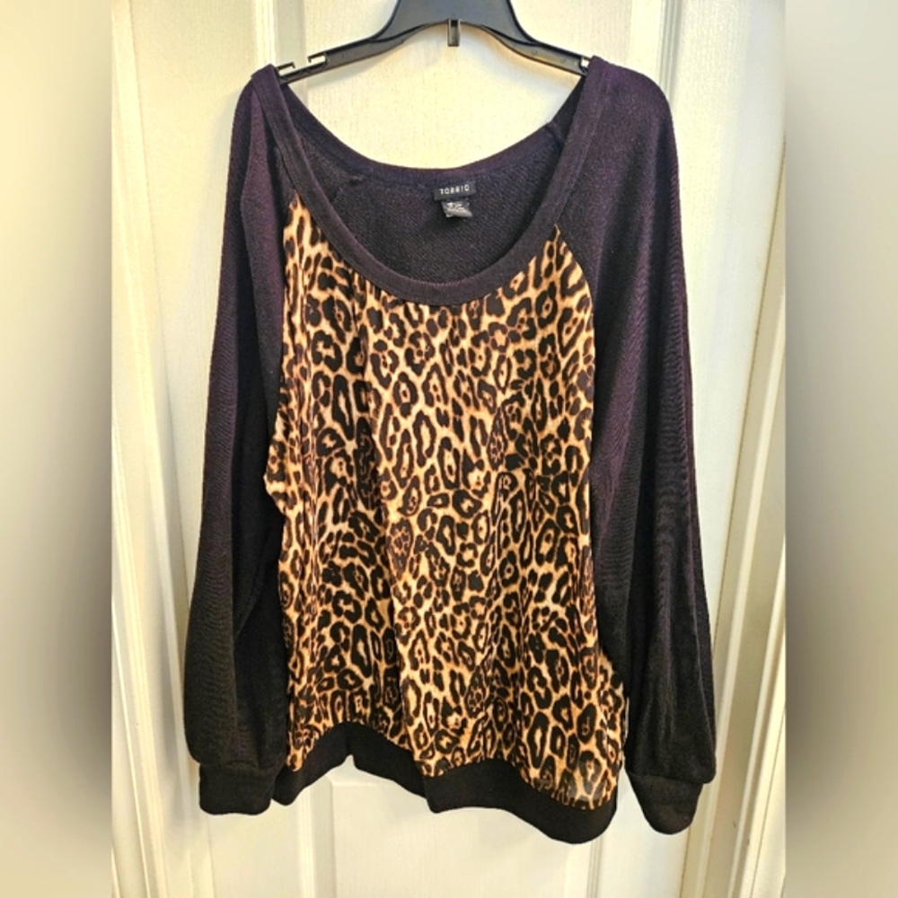 Torrid Leopard sweater